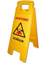 Party Aufstellschild Achtung Schüler