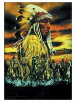 Indianer Posterfahne Sitting Bull