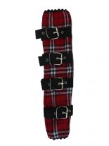 Armstulpen mit Schnalle Tartan