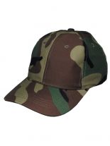 Kinder Militär Cap woodland