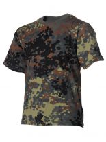 Kinder Militär T-Shirt flecktarn