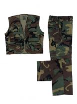 2 teiliger Militär Kinder Anzug woodland