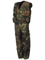 2 teiliger Militär Kinder Anzug flecktarn