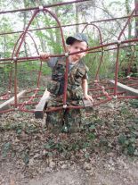 2 teiliger Militär Kinder Anzug flecktarn