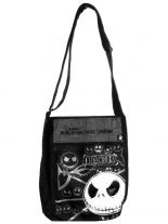 Schultertasche Nightmare before Christmas Jack weiß mit Kette