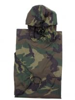 U.S. Poncho woodland Rip Stop