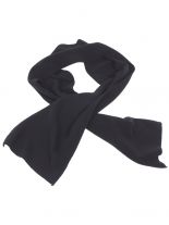Fleece Schal schwarz