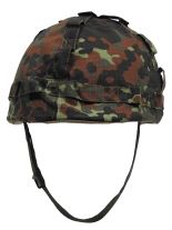 US Helm mit Stoffbezug flecktarn