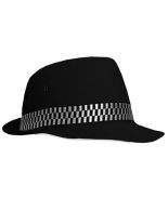 Clubstyle Trilby Hut schwarz