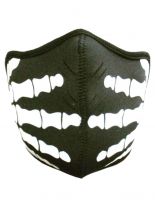 Motorrad Biker Maske Skelett Hand