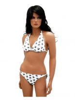 Bikini Skulls weiß