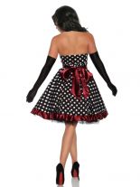 Petticoat Rockabilly Kleid rot mit weißen Punkten