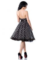 Petticoat Rockabilly Kleid mit weißen Punkten