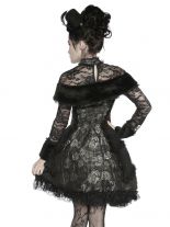 Extravagantes Vampir Kostüm schwarz grau