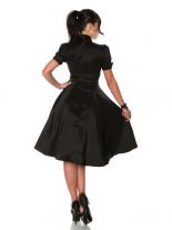 Petticoat Rockabilly Kleid schwarz burgund