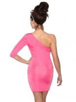 Party Kleid rosa mit dreiviertel Ärmel