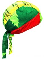 Bandana Cap Hanfblatt gelb