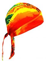 Bandana Cap Hanfblatt orange