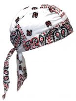 Bandana Cap Old School braun weiß