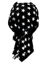 Bandana Cap Sterne schwarz
