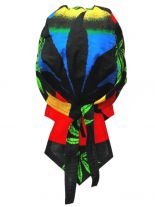 Bandana Cap Hanf blau rot
