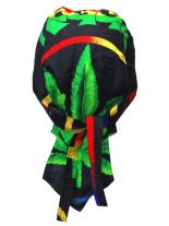 Bandana Cap Hanf grün schwarz