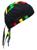 Bandana Cap Hanf grün schwarz