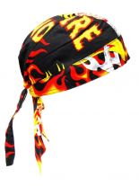 Bandana Cap Flammen skull