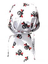 Bandana Cap Totenköpfe mit Knochen bunt