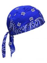 Bandana Cap Old School blau weiß