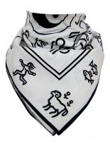 Bandana Yin Yang weiß