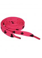 Schnürsenkel Kartenspiel neon pink schmal