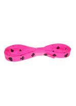 Schnürsenkel Kartenspiel neon pink schmal