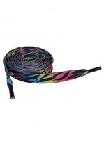 Schnürsenkel Zebra bunt schmal