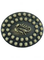 Gürtelschnalle Skorpion gold