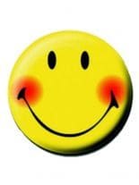2 Button Smiley gelb