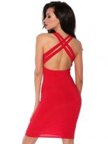 Cocktail-Kleid rot
