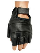 Fingerlose Lederhandschuhe
