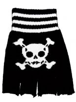 Fingerlose Handschuhe Piraten