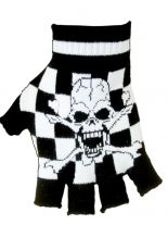 Fingerlose Handschuhe Scream skull