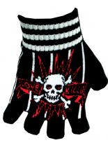 Fingerlose Handschuhe Killer Totenköpfe