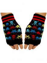 Fingerlose Handschuhe Monster