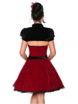 Oktoberfest Samt Dirndl rot