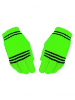 Handschuhe neon grün stripes