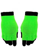Multi Handschuhe neon grün 2 in 1