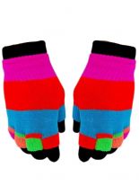 Multi Handschuhe bunt 2 in 1