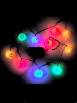 Halloween Lichterkette Augen