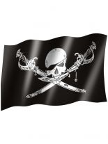 Fahne Totenkopf und Schwert