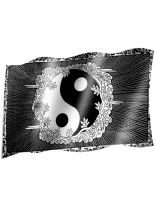Fahne Yin Yang