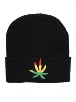 Beanie  Marijuana schwarz